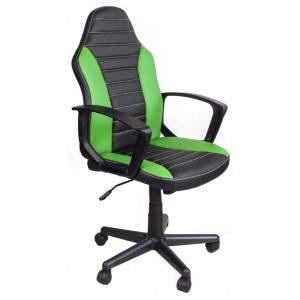 Scaun de birou sport Sena Negru-Verde